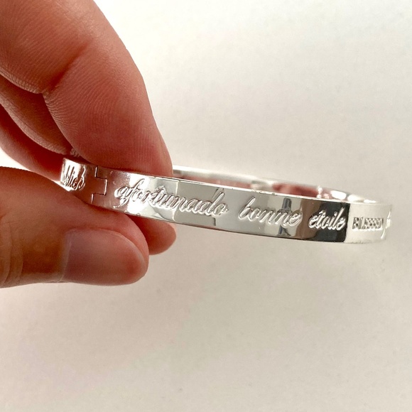 Stella & Dot Inspiration Bangle Blessed - Silver - Picture 6 of 9